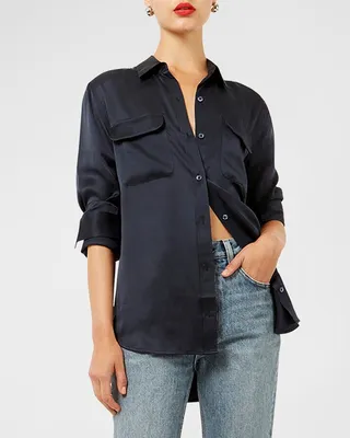Signature Solid Button-Down Shirt