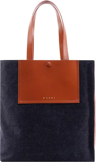Marni Museo Soft Denim Shoulder Bag