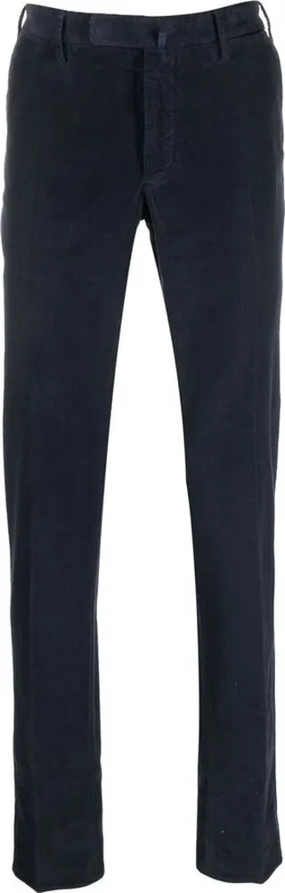 Tapered-Leg Cotton Trousers