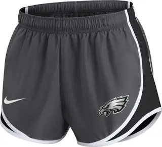 Nike Women's Dri-FIT Logo Tempo (NFL Philadelphia Eagles) Shorts in Grey