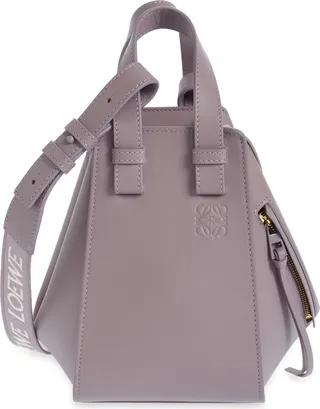 Compact Hammock Satin Calfskin Handbag