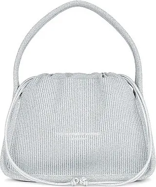 Alexander Wang Ryan Small Bag in Metallic Silver