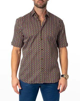 Men's Galileo Multi-Circle Sport Shirt