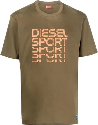 logo-print T-shirt