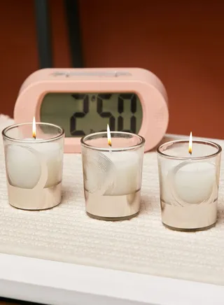 Revitalise Green Tea Scent Set Of 3 Candle