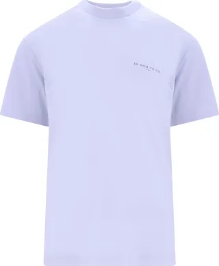 Cotton t-shirt with printed logo on the front
