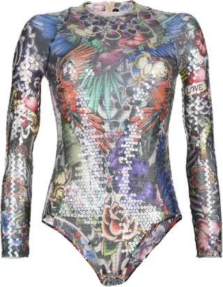 Lingerie Bodysuit Green