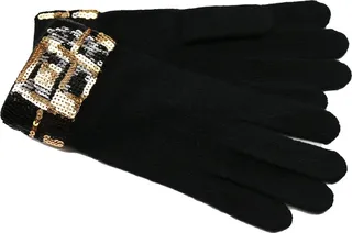 Gloves With Sequins Cuff