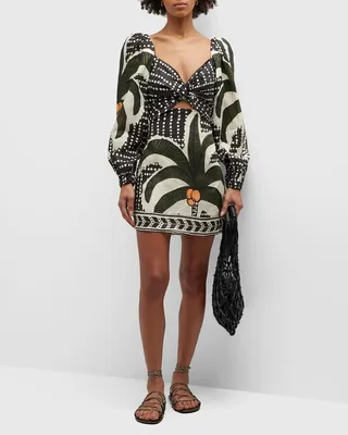 Arardecer Tropical Mini Dress