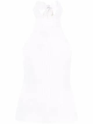 Halterneck Open-Back Top
