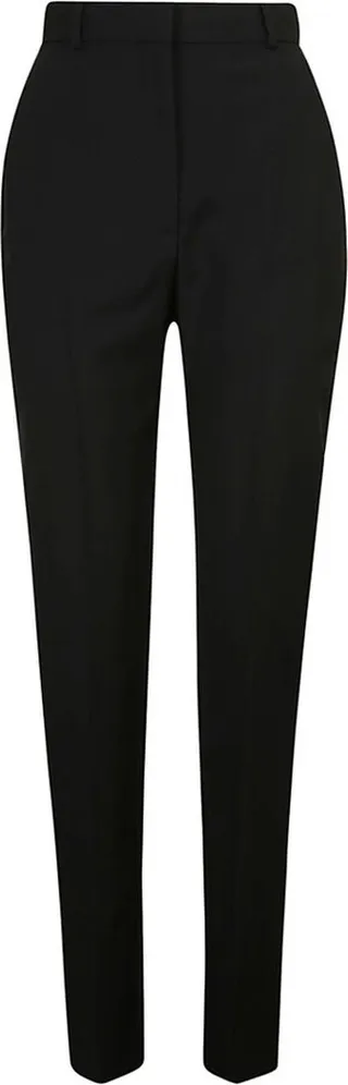Alexander McQueen High-Waist Straight-Leg Trousers