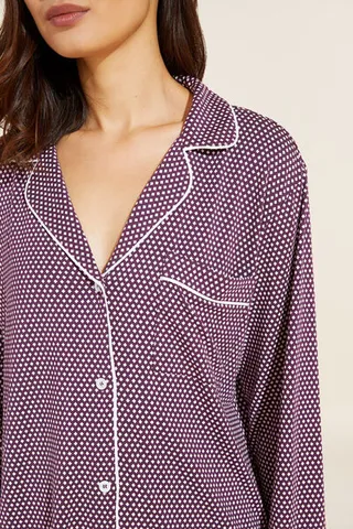 Gisele Printed TENCEL™ Modal Long PJ Set