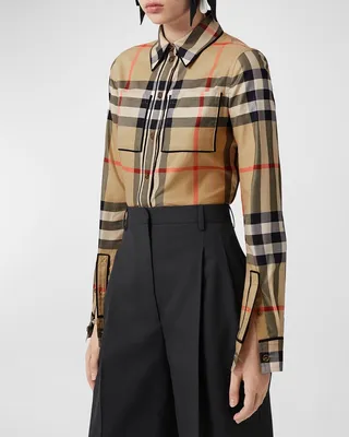 Nivi Check Piping Collared Shirt
