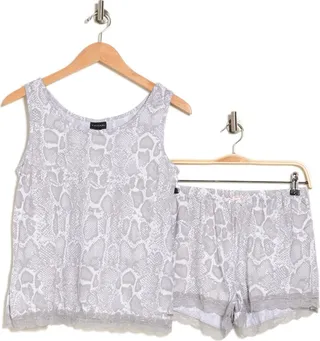 Snake Print Tank & Shorts Set