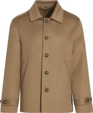 Wool & Cashmere Collared Jacket