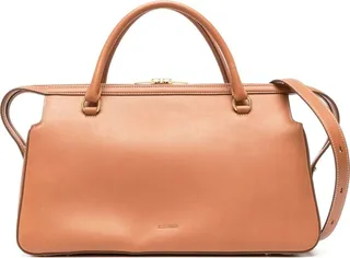 Brown Jil Elephant Leather Tote Bag