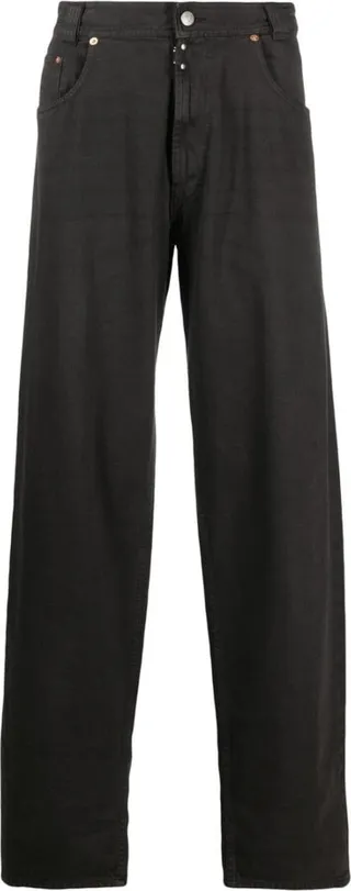 Mid-Rise Wide-Leg Jeans
