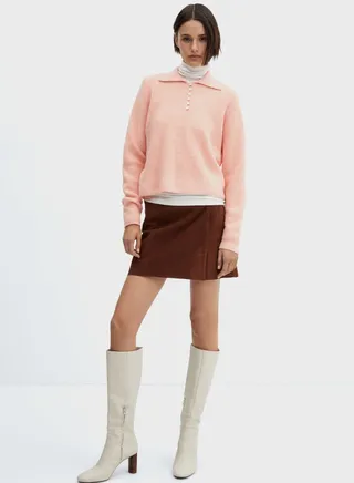Crew Neck Knitted Sweater