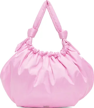 GANNI Pink Large Occasion Bag