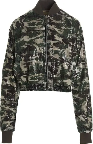 Sequin Bomber Jacket