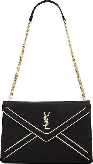 Saint Laurent Gaby Chain Bag in Black