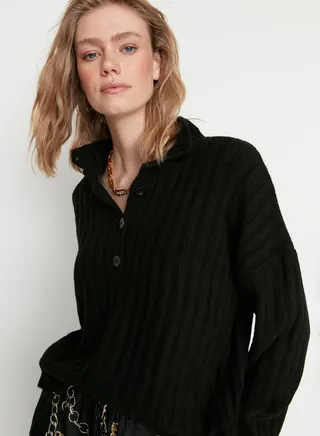 Crew Neck Knitted Sweater