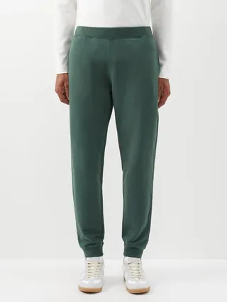Elasticated-waist Cotton-jersey Track Pants