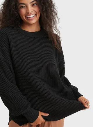 Crew Neck Knitted Sweater