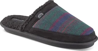 Cobian Men's Borego Stripe Fleece-Lined Mule Slippers Men's Shoes