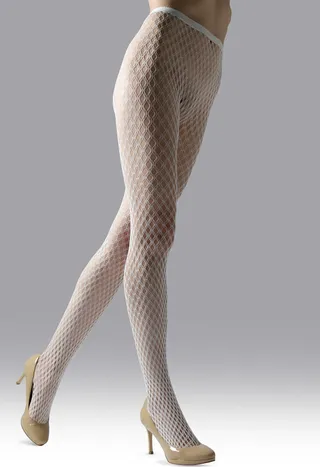 Double Weave Net Tights