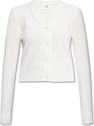 AMI V-Neck Knit Cardigan
