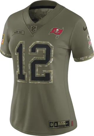 Nike Women's NFL Tampa Bay Buccaneers Salute to Service (Tom Brady) Limited Football Jersey in Brown