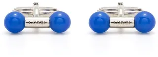 Contrasting Bead-Detail Cufflinks