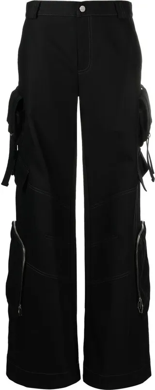 Straight-Leg Cargo Trousers