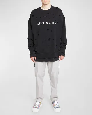 Men's Destroyed Logo Sweatshirt
