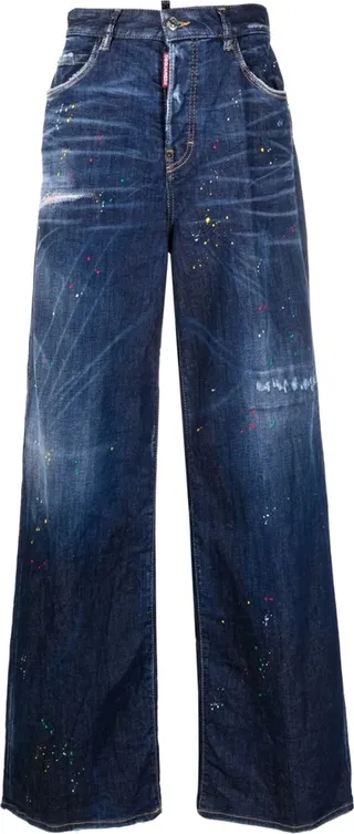 Logo-Patch Denim Jeans