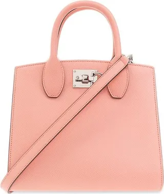 Salvatore Ferragamo Studio Box Small Tote Bag