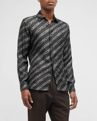 Men's Lock Silk Sport Shirt