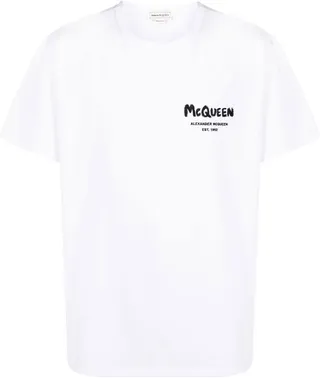 logo-embroidered T-shirt