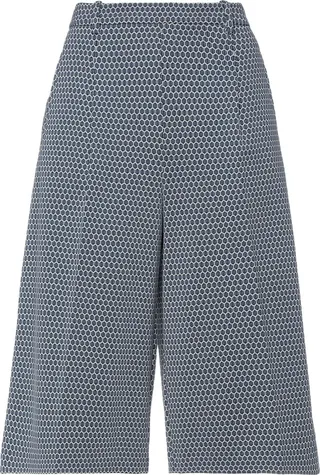Cropped Pants Slate Blue