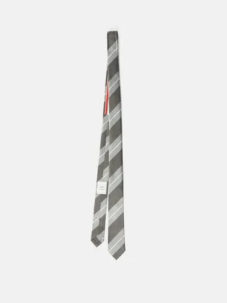 Striped Silk-blend Tie