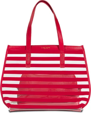 Campo Marzio - Campo Marzio Double Tote Midi - Limited Edition - Cherry Red - Red