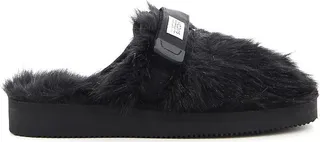 Zavo Zeu Logo Patch Flat Slippers