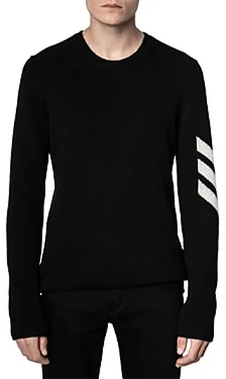 Zadig & Voltaire Kennedy Cashmere Chevron Sweater