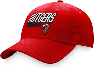 Men's Top of the World Scarlet Rutgers Scarlet Knights Slice Adjustable Hat