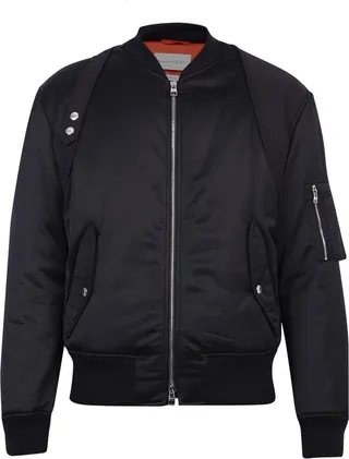 Alexander McQueen Zipped Bomber Jacket