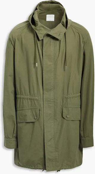Cotton-poplin parka