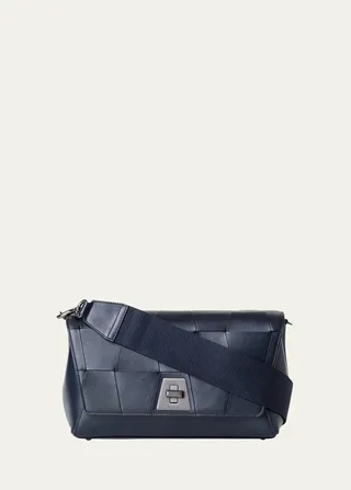 Anouk Braided Trapezoids Day Crossbody Bag