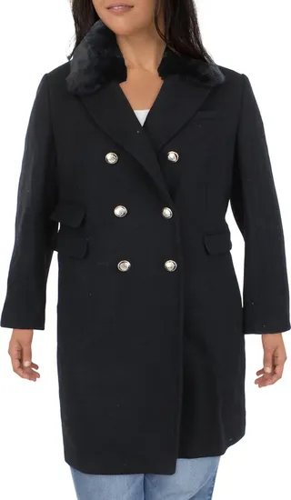Womens Warm Long Wool Coat