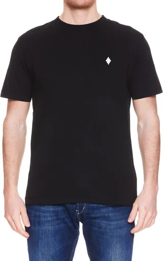 Marcelo Burlon County Of Milan Logo-Embroidered Crewneck T-Shirt